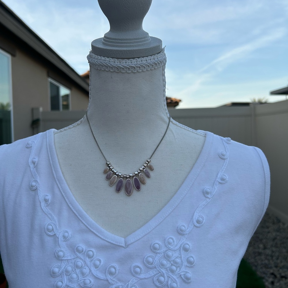 Elegant Purple Necklace